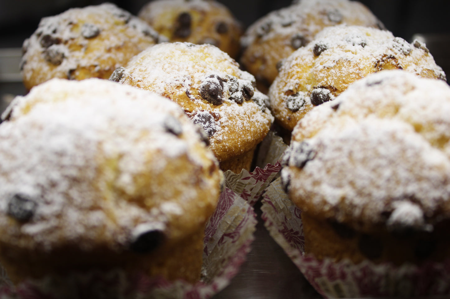 MUFFIN CON GOCCE DI CIOCCOLATO