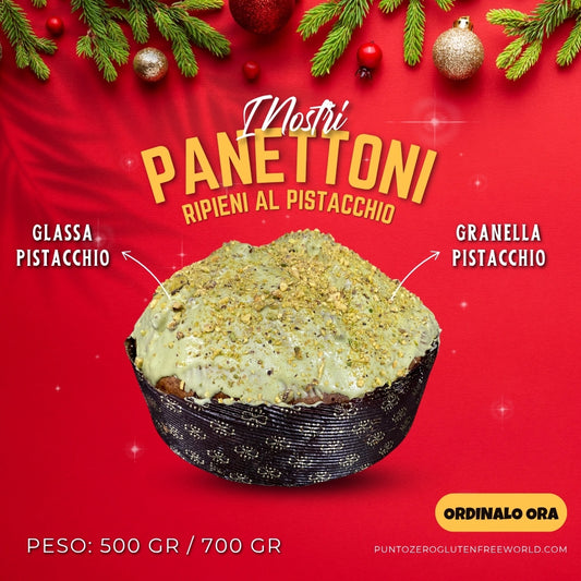 PANETTONE RIPIENO AL PISTACCHIO