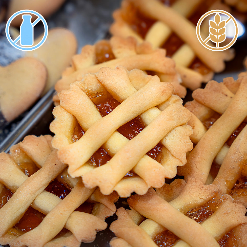 CROSTATINA CON MARMELLATA (albicocca o frutti di bosco)