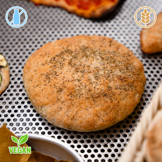 Focaccia al rosmarino senza glutine, senza lattosio e vegan Puntozero
