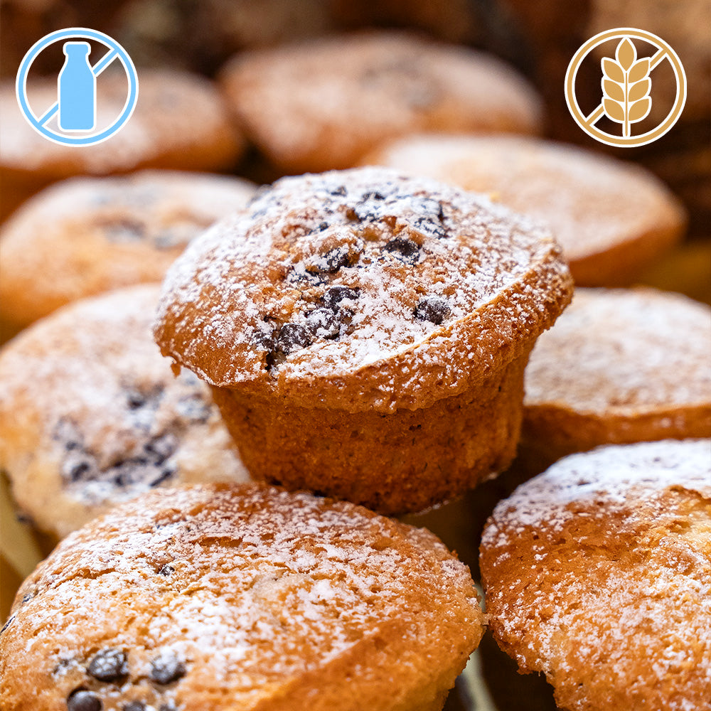 MUFFIN CON GOCCE DI CIOCCOLATO
